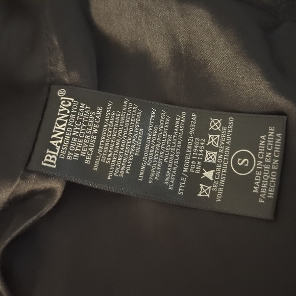 Anthropologie BLANKNYC Small Black Jacket BNWT - Picture 5 of 5